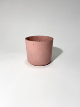 Load image into Gallery viewer, Concrete pot Pink Cylinder small