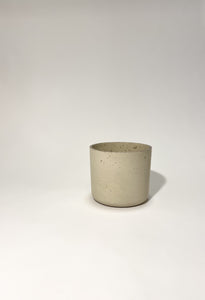 Concrete pot Beige Cylinder large