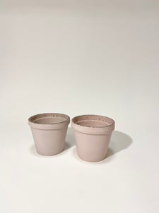 Concrete pot Rose Trapezium Small