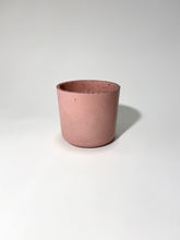 Load image into Gallery viewer, Concrete pot Pink Cylinder small
