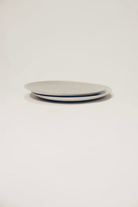 Plate set of 2, Grey